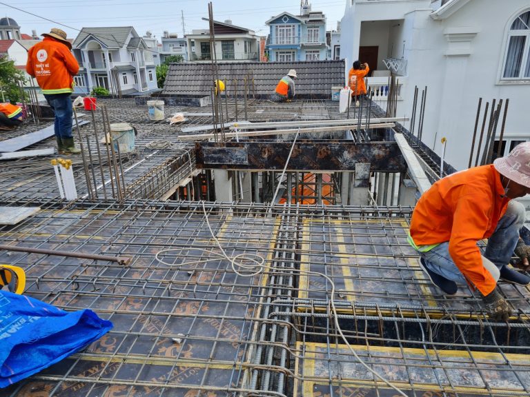 THI CÔNG XÂY DỰNG BIỆT THỰ TÂN CỔ ĐIỂN – BIỆT THỰ ANH HIỂN QUẬN 12